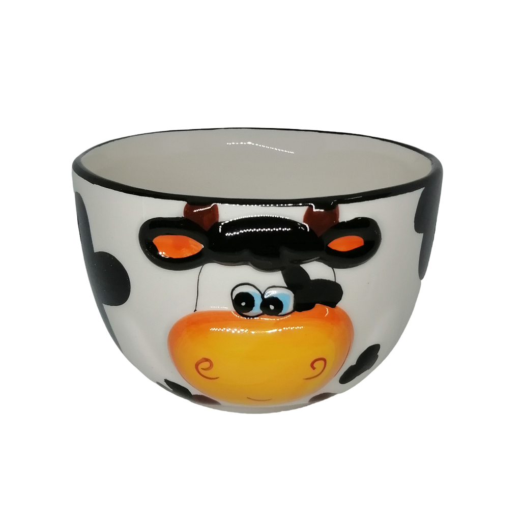 [H522405] bowl, cerámica, surtido, 16*15.5*10 centimetros, diseño vaquita mediano