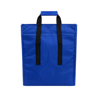 bolsa, oxford, azul reflex, 17*13*9.5 pulgadas, termica pvc con cierre velcro