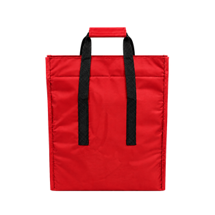 bolsa, oxford, rojo, 17*13*9.5 pulgadas, termica pvc con cierre velcro