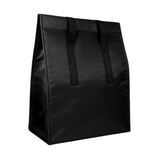 bolsa, oxford, negro, 17*13*9.5 pulgadas, termica pvc con cierre velcro