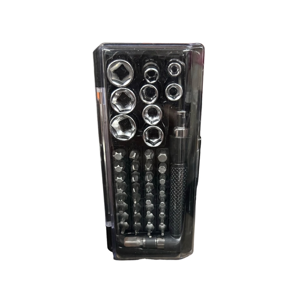 [H950367] caja con set Negro  14*7*3.2 cm de desarmadores