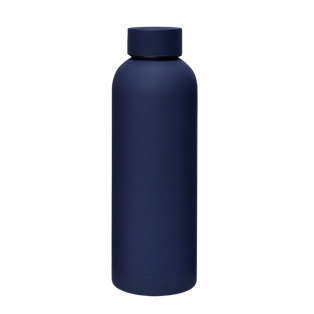 botella, acero inoxidable, azul mate, 500 ml, Minimal doble pared