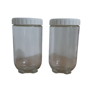 set, vidrio, , de 2 canister , 900 ml