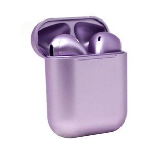 audifono, plástico, lila, 5.5*4.3*2.3 centimetros, inalambricos con estuche cargador