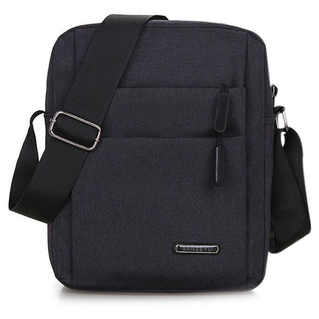 [P251118] maletín, oxford, negro, 25*20*7 centimetros, rectangular