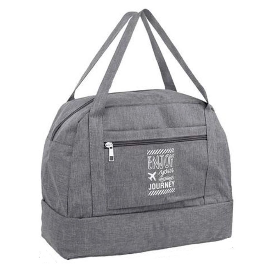 [B662148] maletin, oxford, gris, 32*16*41 cm para , gimnasio con bolsa para zapatos