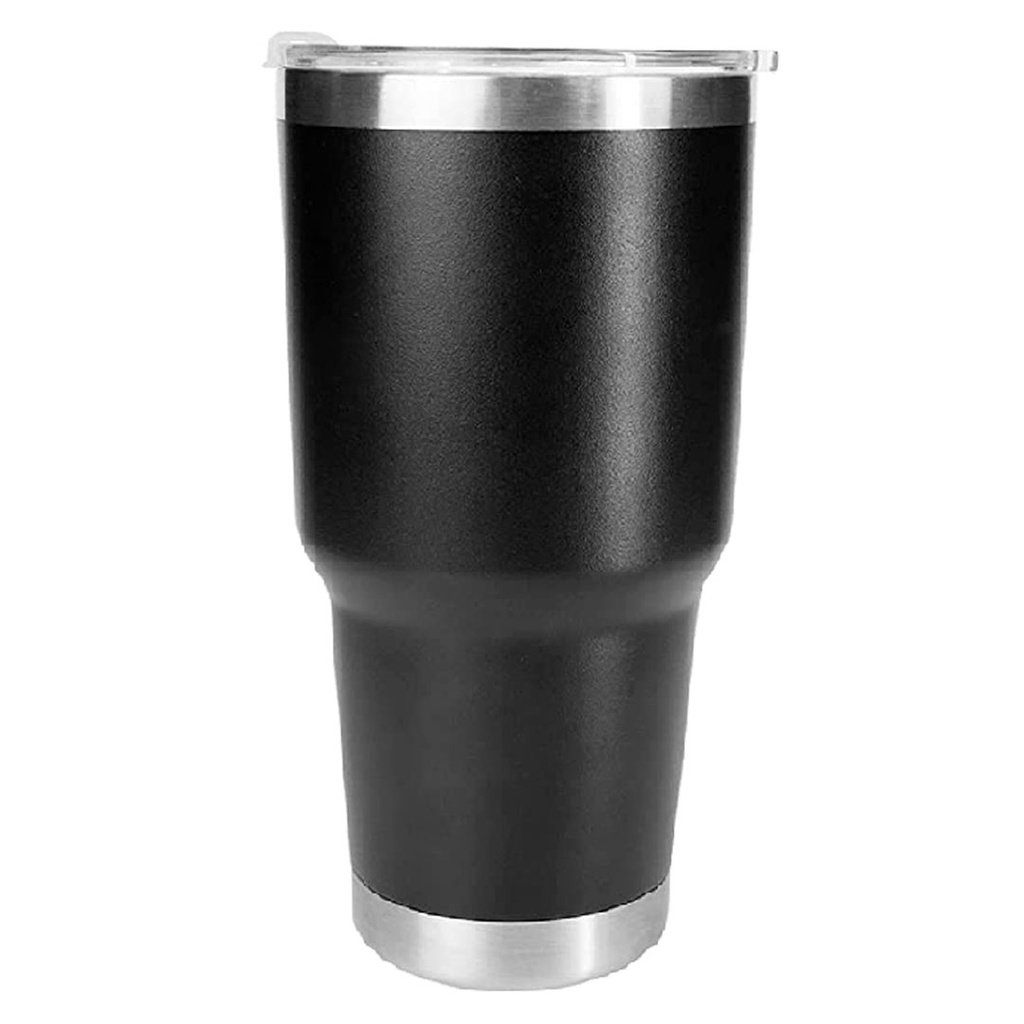 [P294019] vaso termico, acero inoxidable, negro mate, 30 onzas, ,,