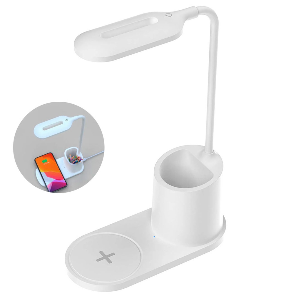 [TG104120] cargador, plástico, blanco, 185*85*310 mm, , inalambrico con lampara y organizador