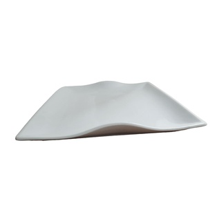 plato, cerámica, blanco, 18.5  ,