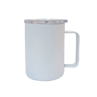 tazas, acero inoxidable, blanco, 14 oz termica doble , pared con tapa hermetica 11.5*11.8*8.7