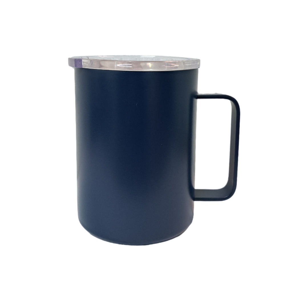 [P251178] tazas, acero inoxidable, azul, 14 oz termica doble , pared con tapa hermetica 11.5*11.8*8.7