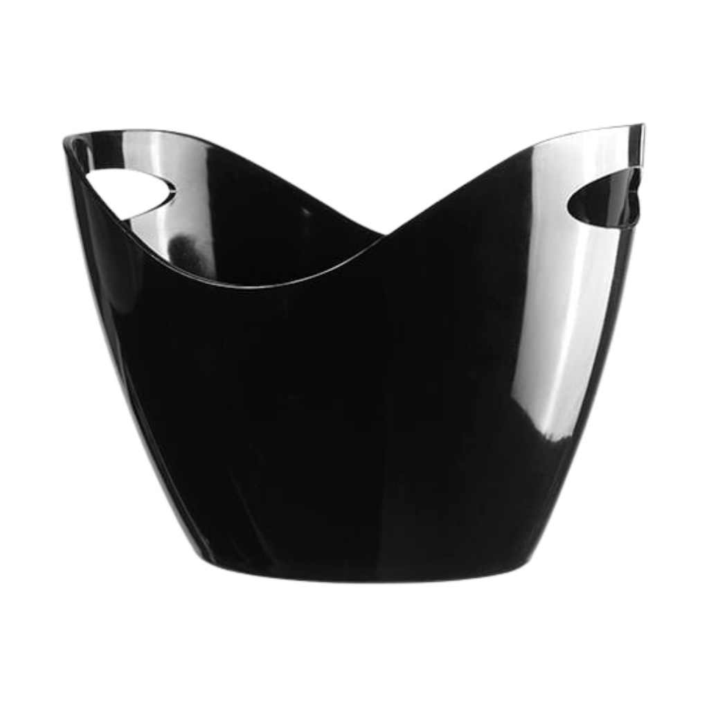 [H531425] hielera, plástico, negro, 10 litros, con agarradores