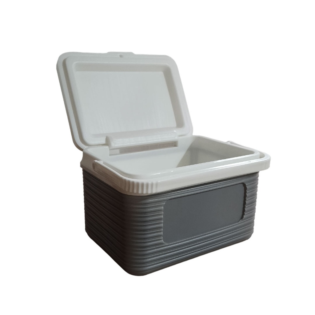 [H541332] hielera, plástico, gris, 5 litros, six 25*17.5*18.5 cm