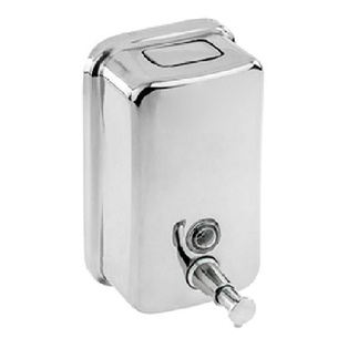 dispensador de jabon, acero inoxidable, plateado,  nd,