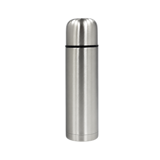 Termo, Acero Inoxidable, Plateado, 500 Ml , Bala Doble Pared      
