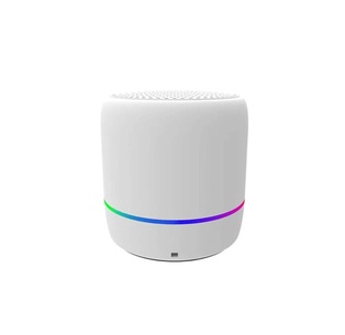 BOCINA, PLÁSTICO, BLANCO, 6*6*6.2 cm, INALÁMBRICA REDONDA SUMA