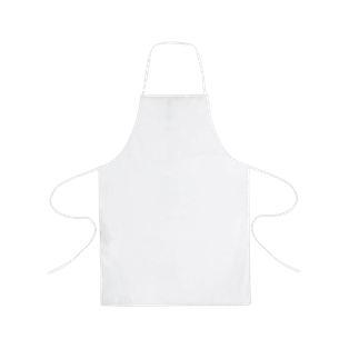 Gabacha, Poliester, Blanco, 60*73 Centimetros, Para Cocina 