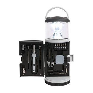 Herramienta, Acero Inoxidable, Negro, Faro Set Con , Linterna 360 Grados