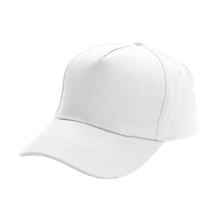 Gorra, Gabardina, Blanco, 21*29 Centimetros, Frente Plano
