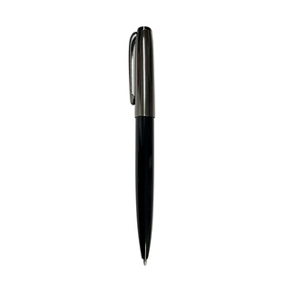 Lapiceros, Aluminio, Negro, 13.7 Centimetros, Feather Top Metalizado