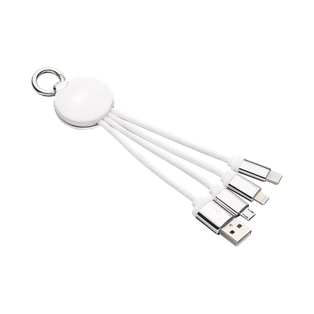 Cable Plástico Blanco 16 cm