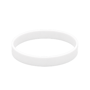 Pulsera Silicón Blanco 20.2*1.2*0.2cm