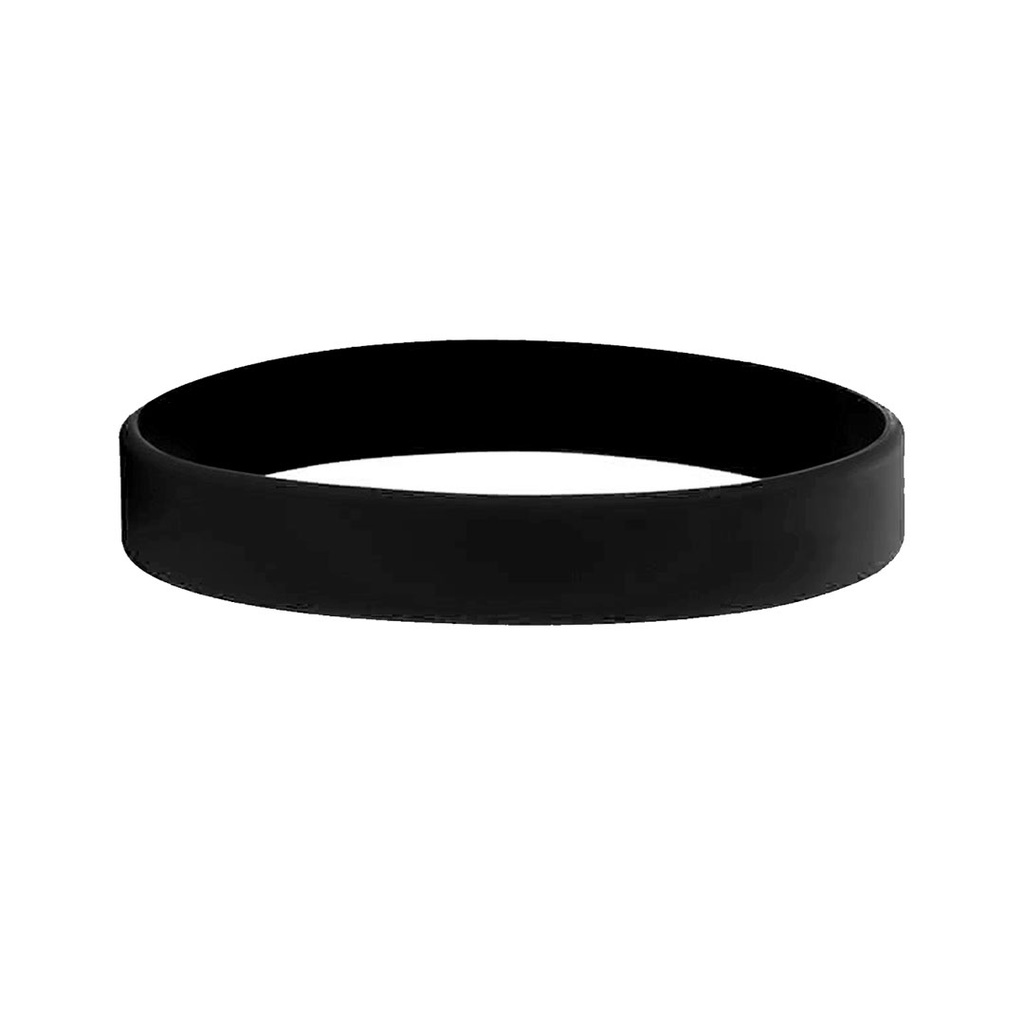 [P266071] Pulsera Silicón Negro 20.2*1.2*0.2cm