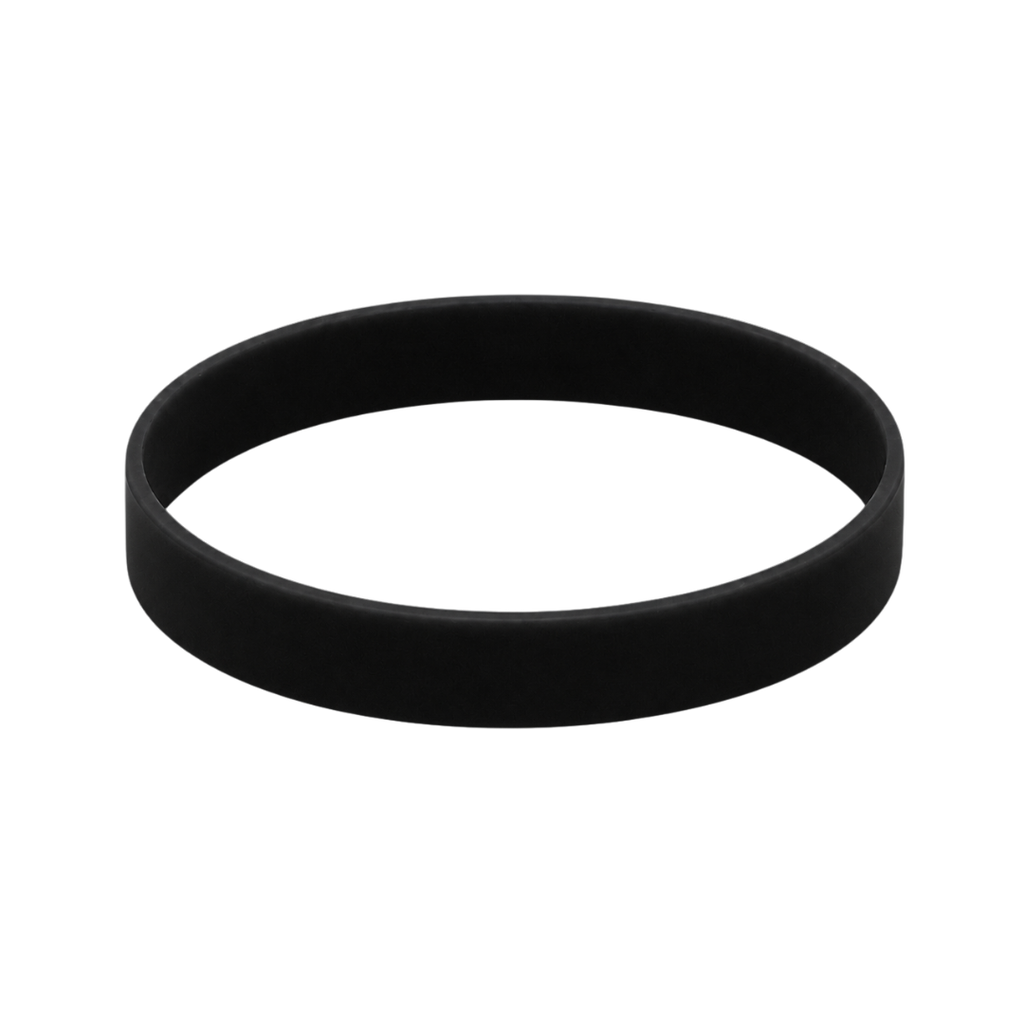 [P266071] Pulsera Silicón Negro 20.2*1.2*0.2cm