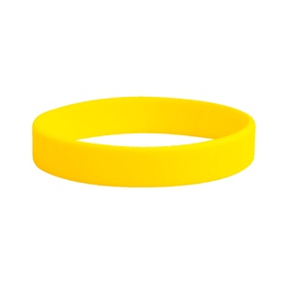 Pulsera Silicón Amarillo 20.2*1.2*0.2cm