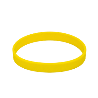 Pulsera Silicón Amarillo 20.2*1.2*0.2cm