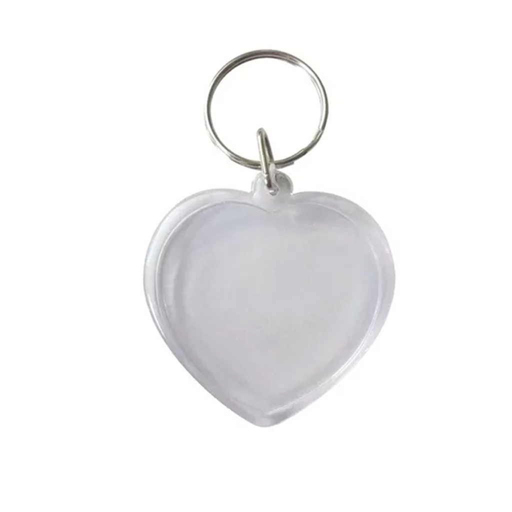 [P266075] Llavero Plástico Transparente 60*35*4 mm