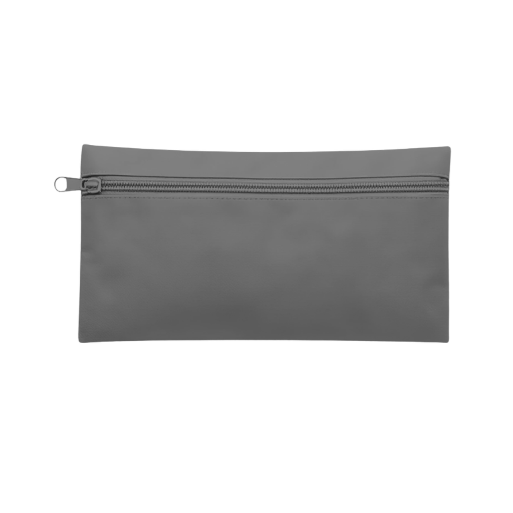 [E389290] Estuche Tela Oxford Gris 22*12cm