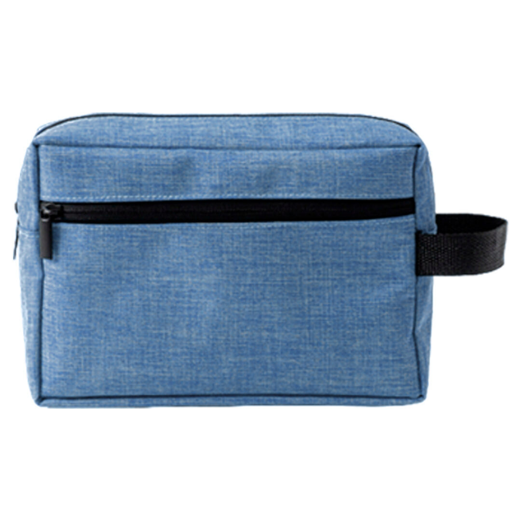 [B661287] Cosmetiquera Oxford Azul 15*22*7 Cm Primavera Rectangular