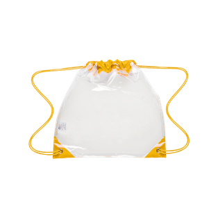 Mochila Pvc Amarillo 30.5*30.5 Cm M Cuerpo Transparente