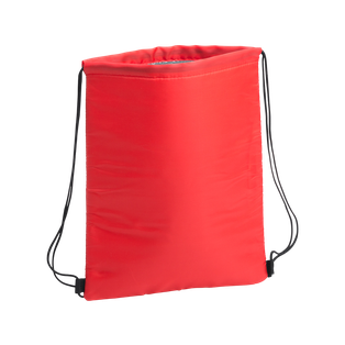 Mochila Tafeta Rojo 32*42 Cm Cooling Interior Aluminizado