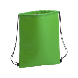 Mochila Tafeta Verde 32*42 Cm Cooling Interior Aluminizado