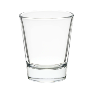 Shot Vidrio Transparente 2 OZ cónico liso