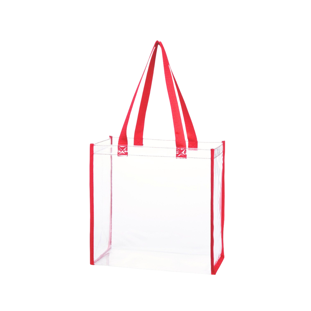 [P298057] Bolsa Pvc Rojo 30.5*30.5*15.2 Cm Cuerpo Transparente