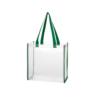 Bolsa Pvc Verde 30.5*30.5*15.2 Cm Cuerpo Transparente