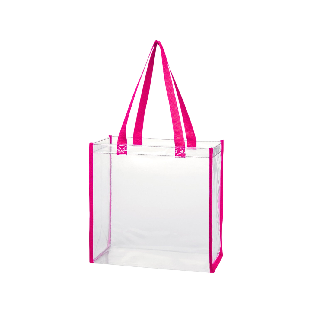 [P298059] Bolsa Pvc Rosado 30.5*30.5*15.2 Cm Cuerpo Transparente