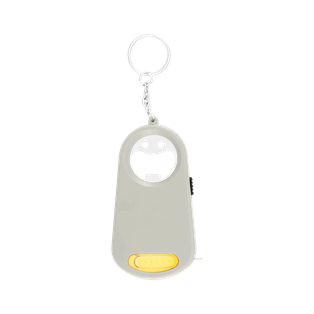 Llave Plástico Blanco 3 en 1 destapador Metro y Linterna