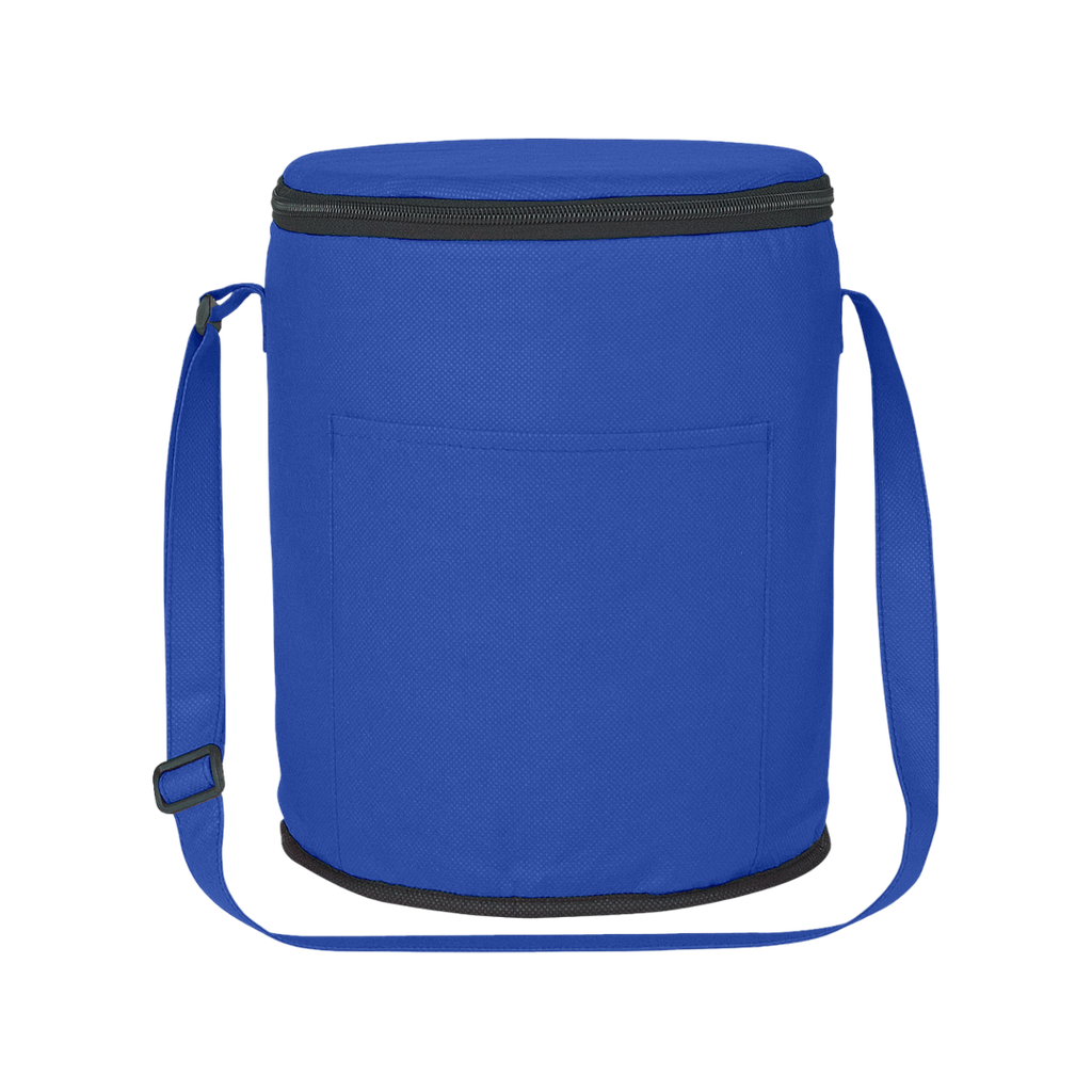 [P298061] Lonchera Poliester Azul Reflex Barrel Interioir Aluminizado