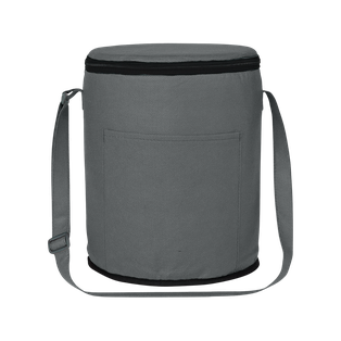 Lonchera Poliester Gris Barrel Interior  Aluminizado