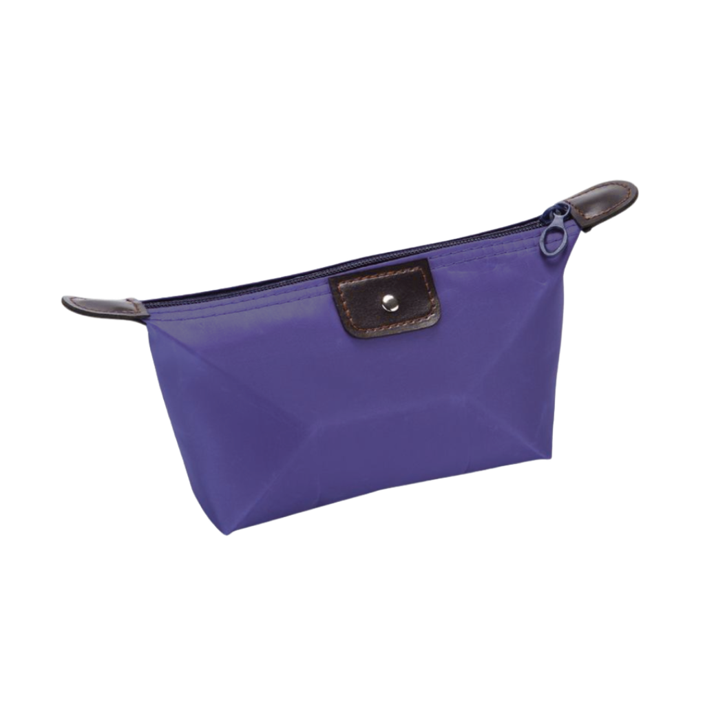 [B664012] COSMETIQUERA, POLIESTER, MORADO, 17*11*6 cm, ATELIER