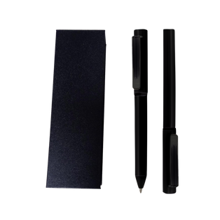Lapiceros Acero Inoxidable negro Lord Set 2 pcs en caja