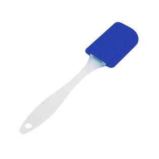 Paleta Silicón azul reflex 18*4.5 cm mango nevado