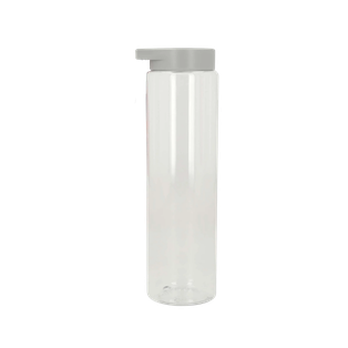 Pachones Plástico transparente 1000 ml Miso tapa gris
