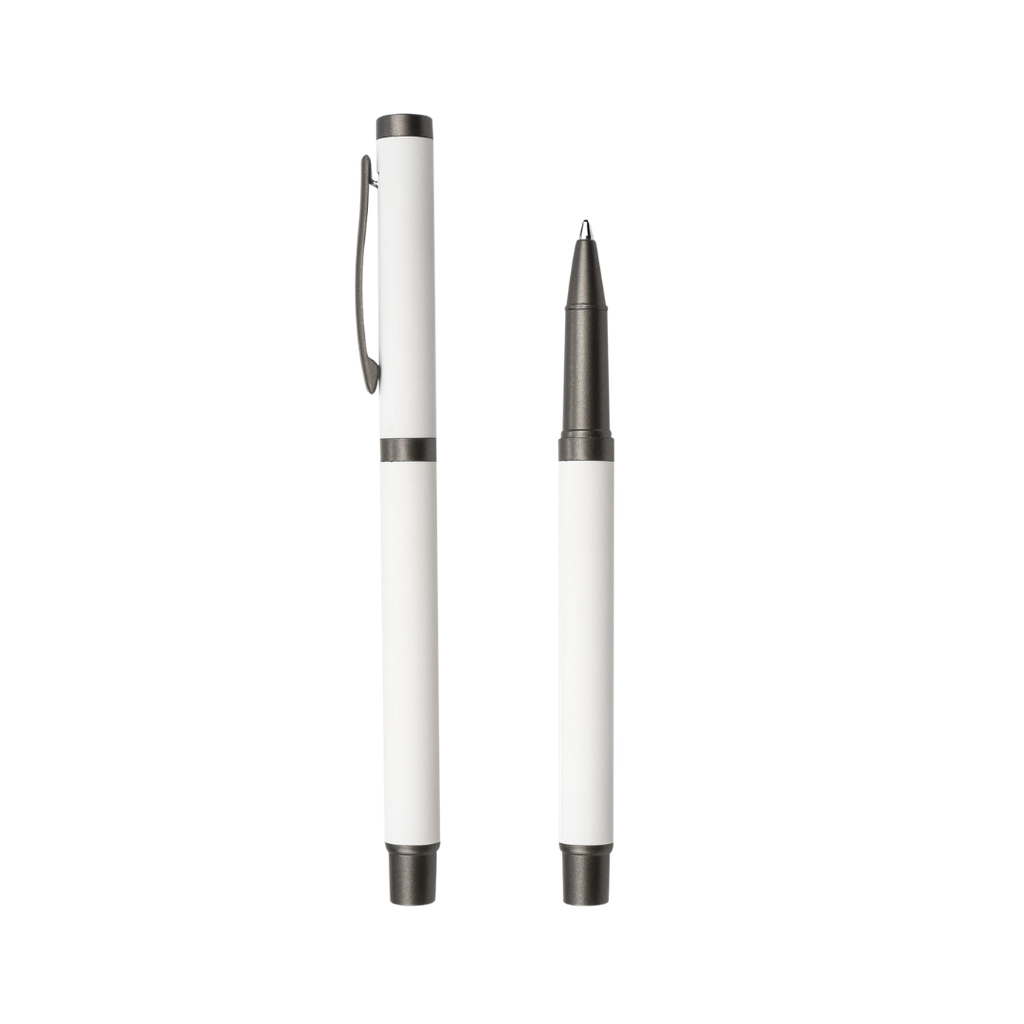 [P286113] Lapiceros aluminio blanco Arrow