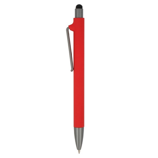 Lapiceros plástico rojo 15 cm Birome siliconeado