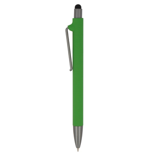 Lapiceros plástico verde 15 cm Birome siliconeado